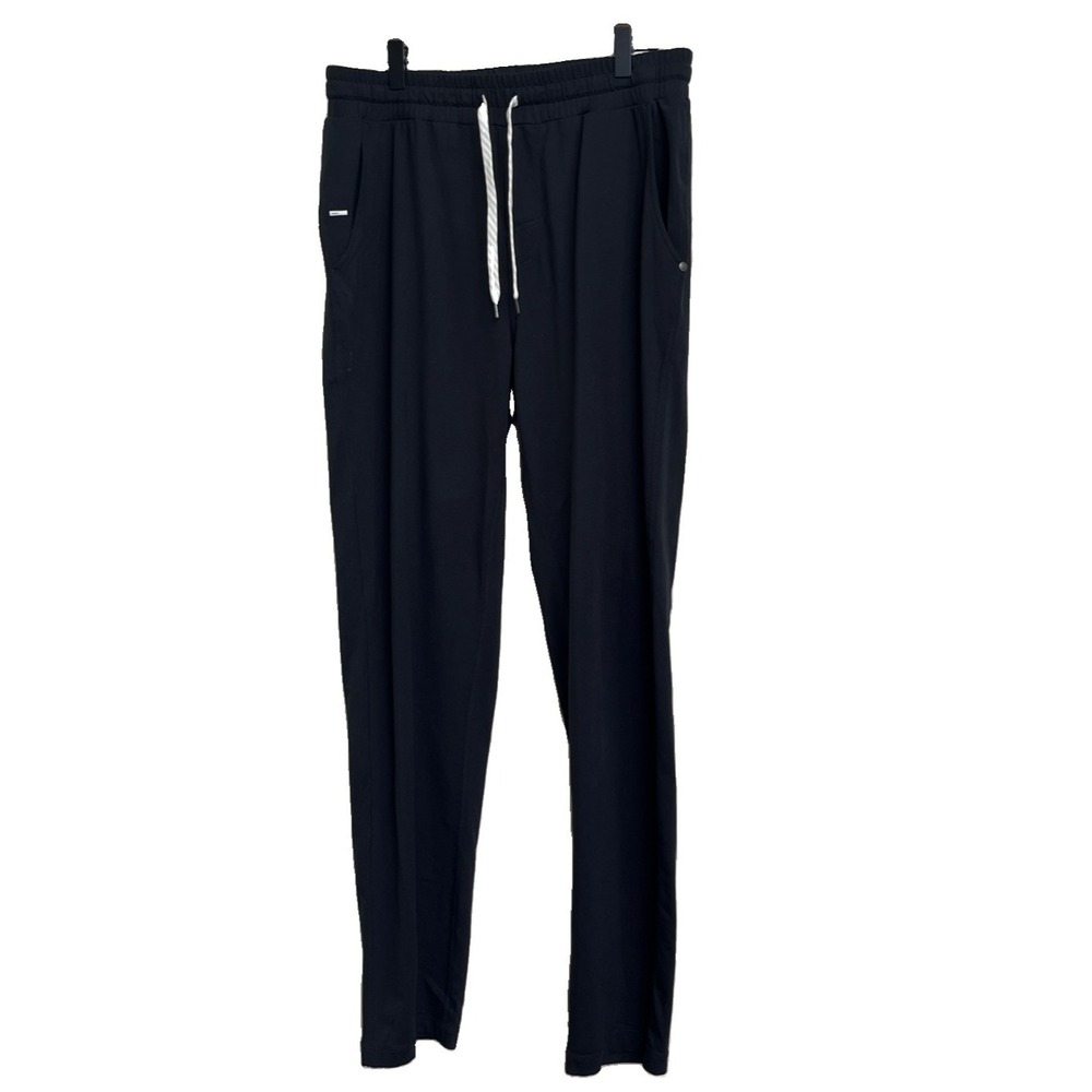 Vuori Black Ponto Performance Drawstring Men's Pants Size Large